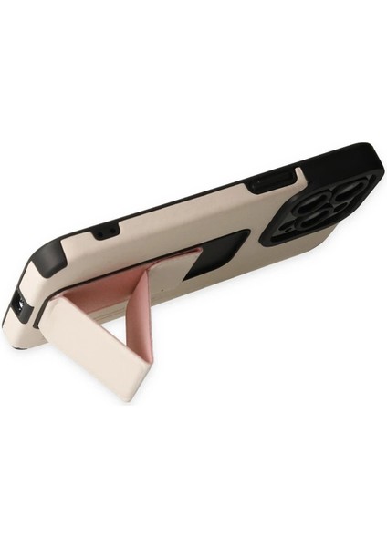 iPhone 13 Pro Kılıf Mega Standlı Silikon - GOLD-(5796) - MR000K-1FGRO2 fırsatları