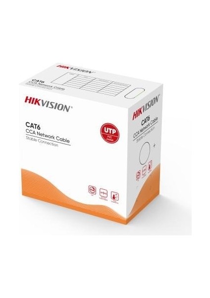 Hıkvısıon DS-1LN6UU/CCA 305 mt U/utp Cat6 Network Kablo Grı 23 Awg fiyatları