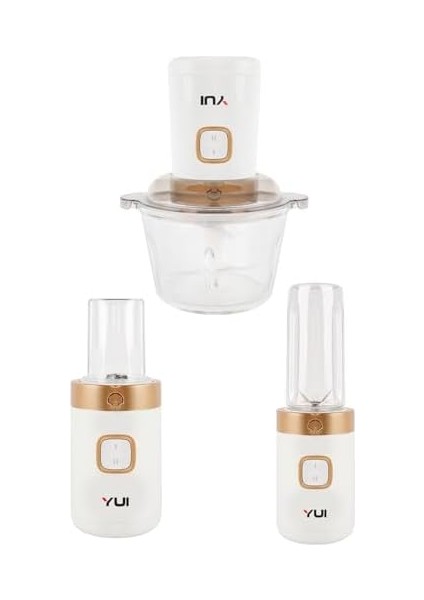 Yui M2001 3&apos;ü 1 Arada 2 Kademeli Hız Ayarlı Rondo Seti Beyaz Rose fiyatları