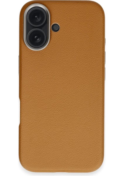 iPhone 16 Wonder Deri Magsafe Kapak - KAHVERENGI-(5796) - MR000K-1FVHA3