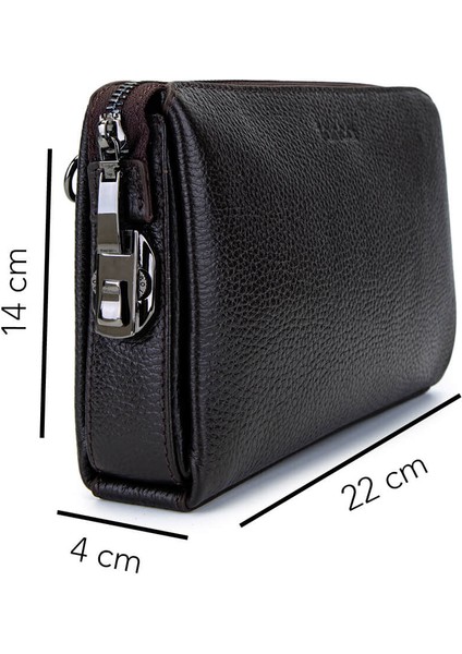 Erkek Hakiki Deri Kahverengi El Çantası 147 894 Erk Cnt SK25-26 Kahve Fltr fiyatları