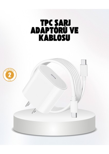 iPhone ve iPad Uyumlu 20W Güvenli Usb-C Hızlı Şarj Adaptörü - MR000K-1FWRP9