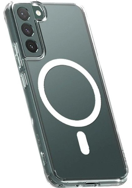 Samsung Galaxy S22 Plus Kılıf Magneticsafe Şeffaf Silikon - ŞEFFAF-(5796) - MR000K-1FGZM8 fiyatları