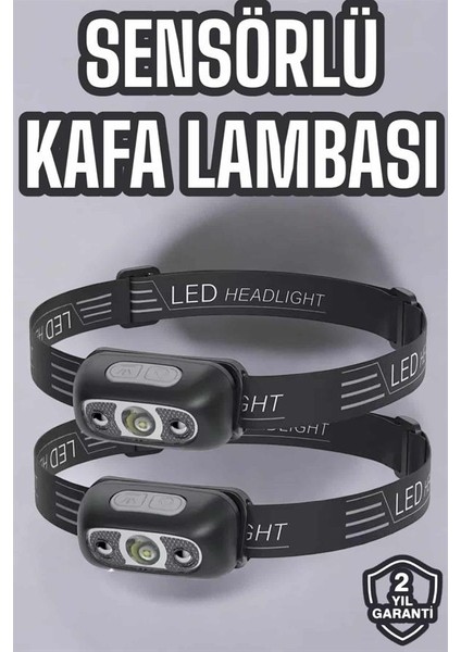 Kafa Lambası Kamp Lambası LED Işık Şarjlı Ayarlanabilir - MR000K-1FSU14 fiyatları