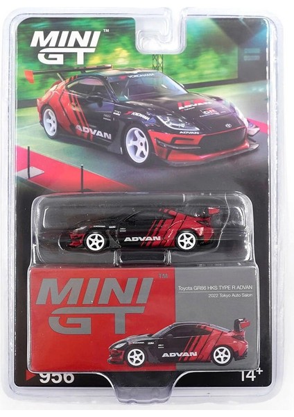 Mini Gt 1/64 Toyota GR86 Hks Type R Advan 2022 Tokyo Auto Salon - Blister Paket fiyatları