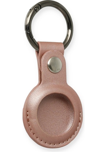 Airtag Anahtarlık Deri Kılıf - Rose GOLD-(5796) - MR000K-1FAQ45