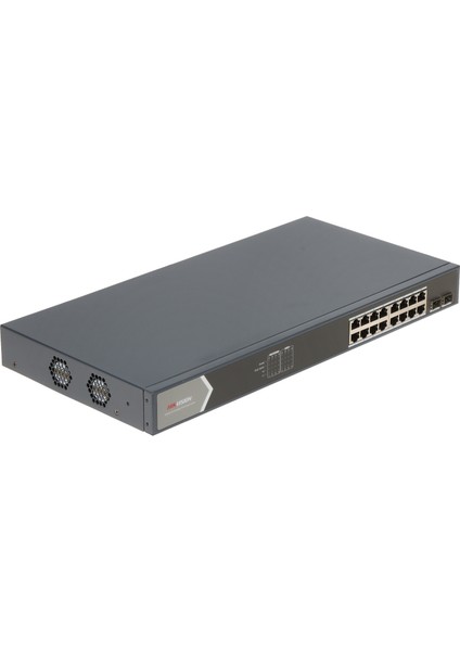 Hıkvısıon DS-3E1518P-SI 16 Port Poe 10/100/1000 2xsfp 250W Swıtch