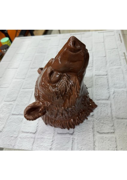 Ayı Başı Duvar Dekoru Modern Asılabilir Heykel 25X19 cm - MB000X-2GVJ04 fırsatları