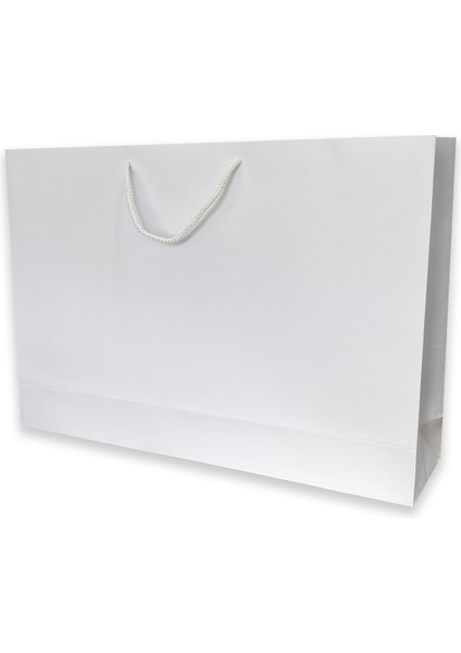 10 Adet Lüks Desenli Beyaz Ipli Karton Çanta (55X37X12) fiyatları