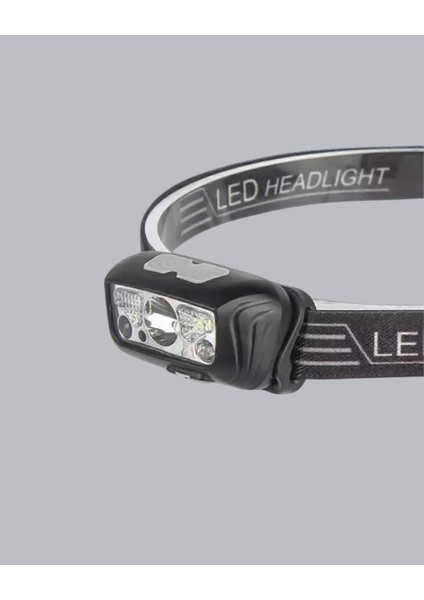 Ipx5 Su Geçirmez Şarjlı LED Kafa Feneri | Hareket Sensörlü Ayarlanabilir 60° F - MR000K-1FO4M indirimleri