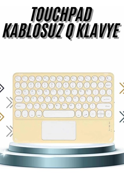 Android ve Ios Uyumlu Bluetooth Klavye Touchpad Slim Kablosuz Wifi Q Klavye fiyatları