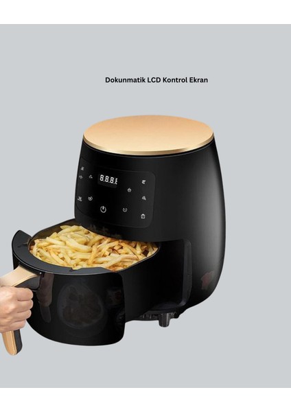 6l Yağsız Fritöz 2400W Dokunmatik Ekran Otomatik Kapanma Airfryer - MR000K-1FS429 indirimleri