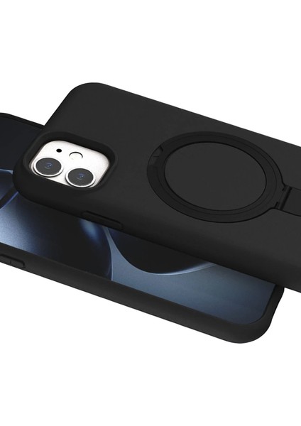 Apple iPhone 11 Regal Magsafe Standlı Kapak - SIYAH-(5796) - MR000K-1FDKO2 fırsatları