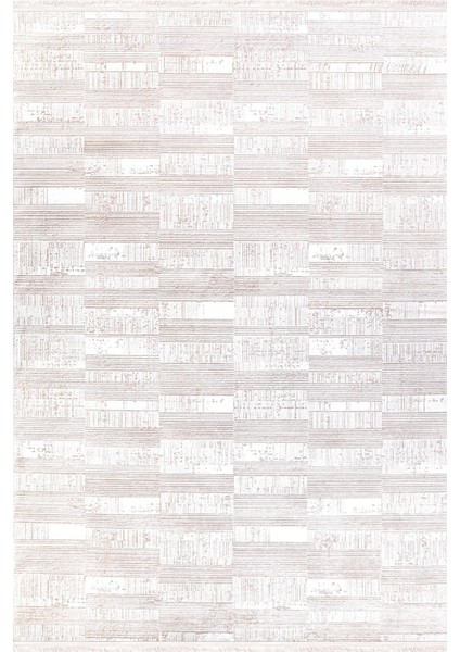 Rose 03 Beyaz Serisi Akrilik Salon Oturma Yatak Odası Halısı