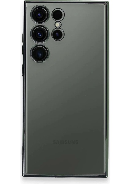 Samsung Galaxy S23 Ultra Kılıf Lensli Silikon - YEŞIL-(5796) - MR000K-1FB1J6