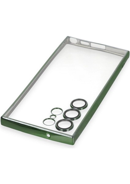 Samsung Galaxy S23 Ultra Kılıf Lensli Silikon - YEŞIL-(5796) - MR000K-1FB1J6 fırsatları