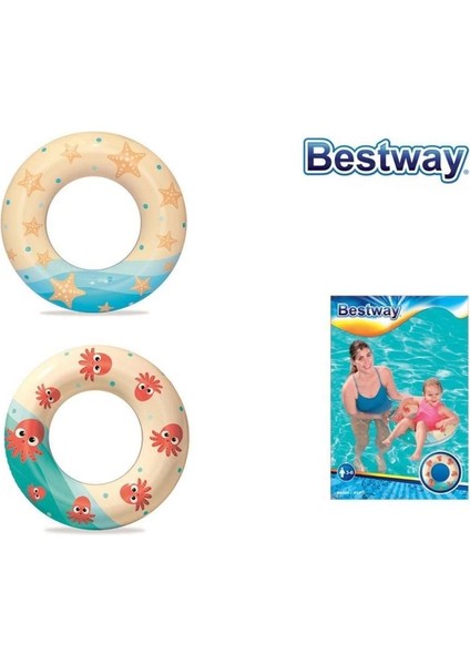 36014 Bestway Desenli Simit 61 cm fiyatları