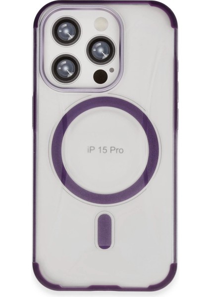 Joko Iphone 15 Pro Hilton Magsafe Kapak - Derin Mor