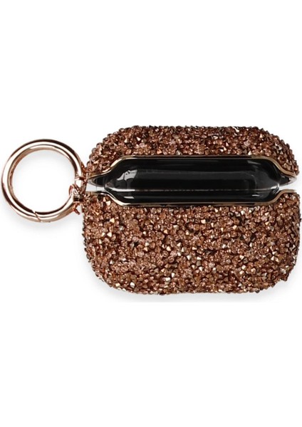 Airpods Pro (1.nesil) Mira Taşlı Kılıf - Rose Gold fiyatları