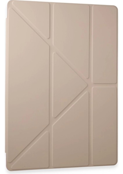Samsung Galaxy X910 Tab S9 Ultra 14.6 Kılıf Kalemlikli Mars Tablet Kılıfı - Rose Gold
