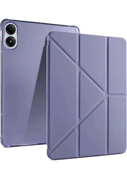 Xiaomi Redmi Pad Pro 12.1 Kılıf Kalemlikli Mars Tablet Kılıfı - Lavender
