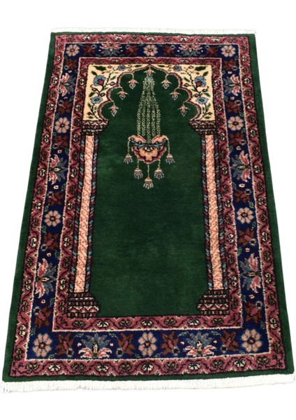 El Dokuma Burdur Seccade Yün Halı 0366 - Yeni - Çok Renkli fırsatları