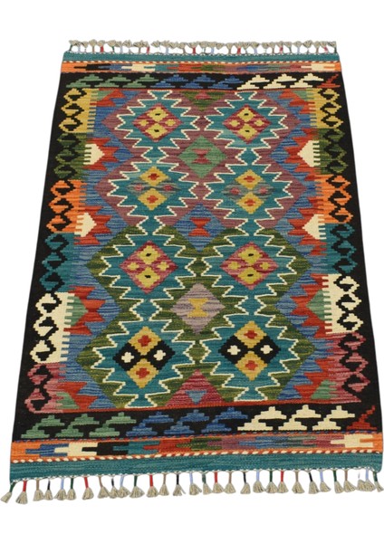 El Dokuma Cerit Yörükleri Iran Yün Kilim 0431 - Yeni - Çok Renkli fiyatları