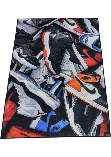 Digital Baskı Makine Halısı 0375 - Yeni - Çok Renkli modelleri