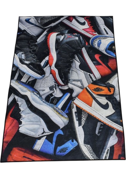 Digital Baskı Makine Halısı 0375 - Yeni - Çok Renkli fırsatları