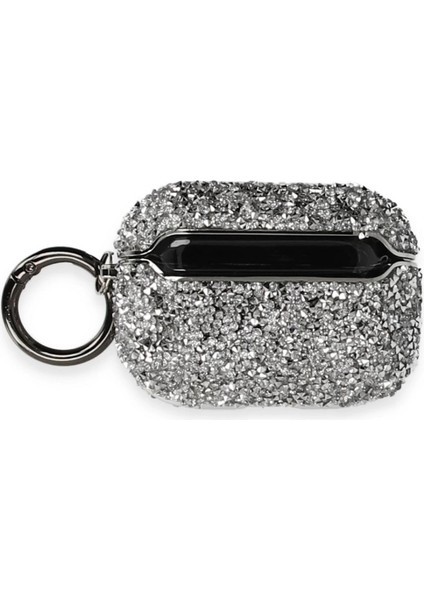 Airpods Pro (1.nesil) Mira Taşlı Kılıf - Gümüş fiyatları