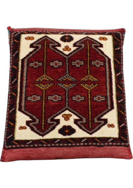 El Dokuma Malatya Yün Halı Köşe Minderi 0367 - Yeni - Çok Renkli fiyatları