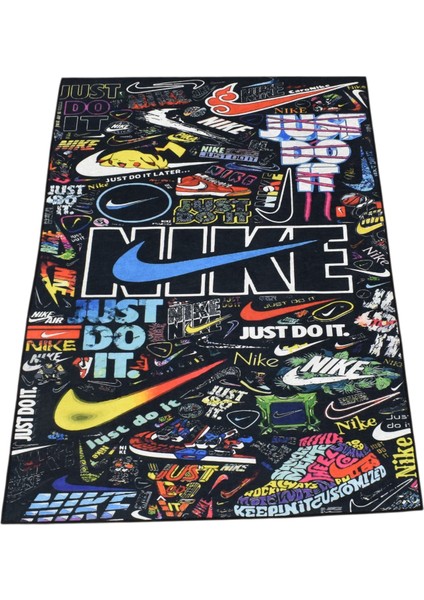 Tasarım Digital Baskı Makine Halısı 0378 - Yeni - Çok Renkli fiyatları