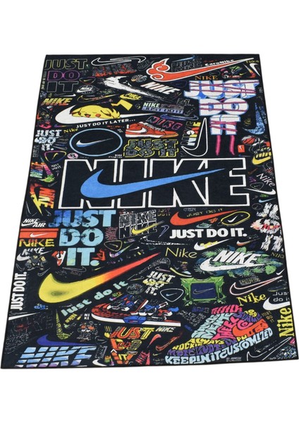 Tasarım Digital Baskı Makine Halısı 0378 - Yeni - Çok Renkli modelleri