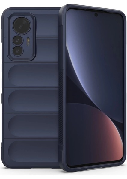 Xiaomi Mi 12 Lite Kılıf Optimum Silikon - Lacivert