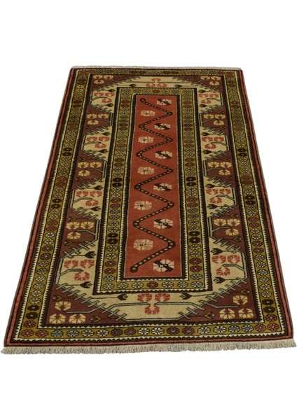 El Dokuma Çiçekli Bozalan Milas Yün Halı 0389 - Yeni - Çok Renkli fiyatları