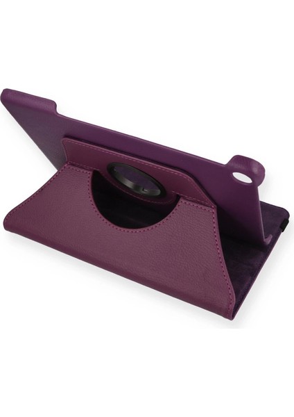 Huawei Matepad T10S 10.1 Kılıf 360 Tablet Deri Kılıf - Mürdüm