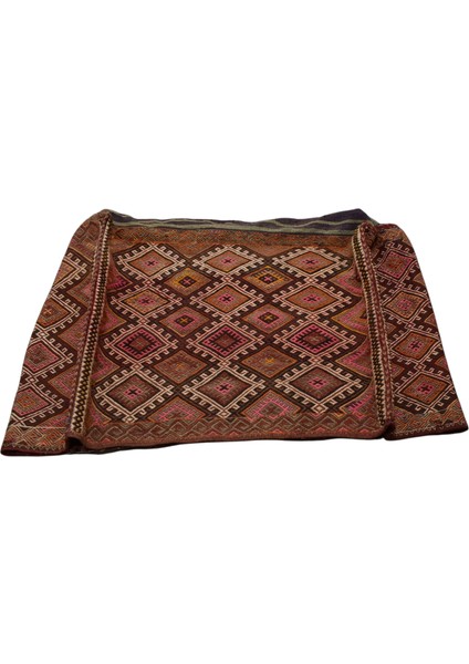 El Dokuma Büyük Kağızman Beşik Yün Kilim 0371 - Antika - Çok Renkli fiyatları