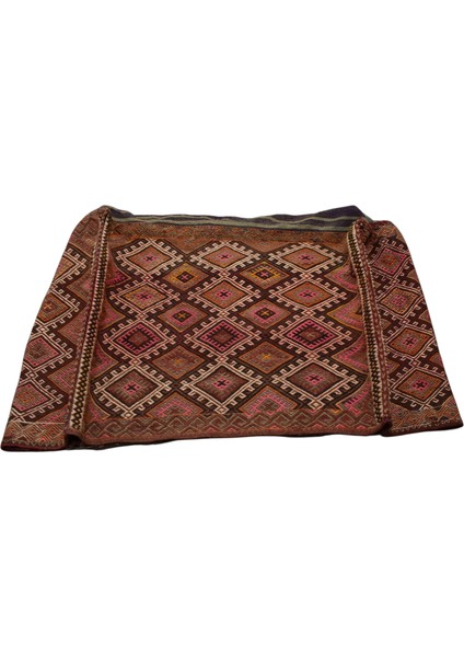 El Dokuma Büyük Kağızman Beşik Yün Kilim 0371 - Antika - Çok Renkli modelleri