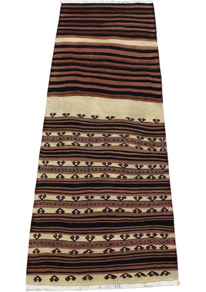 El Dokuma Yağcıbedir Balıkesir Yörük Yün Kilim 0428 - Antika - Çok Renkli fiyatları