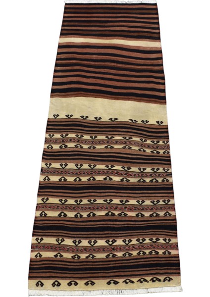 El Dokuma Yağcıbedir Balıkesir Yörük Yün Kilim 0428 - Antika - Çok Renkli modelleri