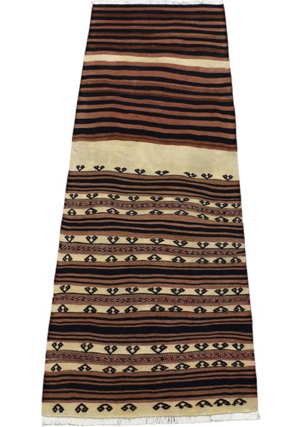 El Dokuma Yağcıbedir Balıkesir Yörük Yün Kilim 0428 - Antika - Çok Renkli fırsatları