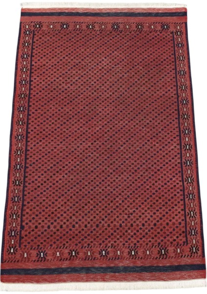 El Dokuma Ince Iran Acem Yün Kilim 0413 - Yeni - Kırmızı fırsatları