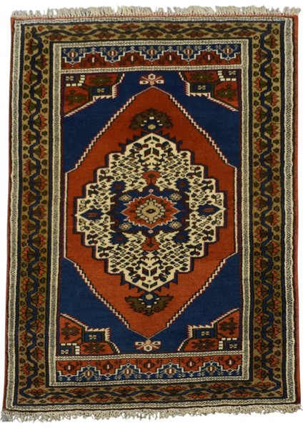 El Dokuma Kirman Aksaray Taşpınar Yün Halı 0388 - Yeni - Çok Renkli