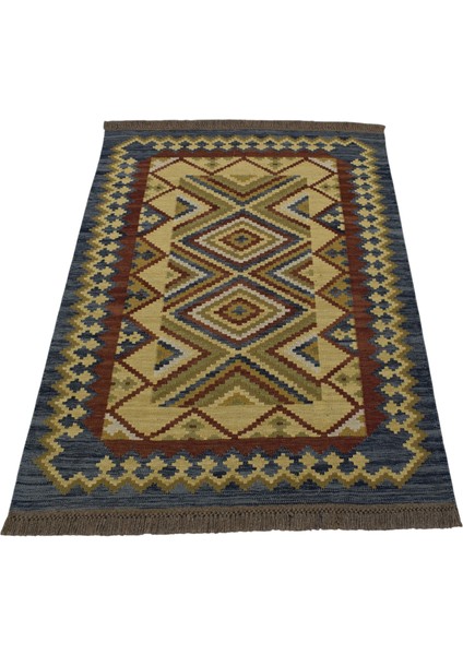 El Dokuma Cerit Yörükleri Iran Yün Kilim 0411 - Yeni - Çok Renkli modelleri