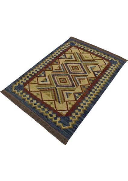 El Dokuma Cerit Yörükleri Iran Yün Kilim 0411 - Yeni - Çok Renkli fırsatları