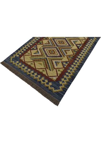 El Dokuma Cerit Yörükleri Iran Yün Kilim 0411 - Yeni - Çok Renkli indirimleri