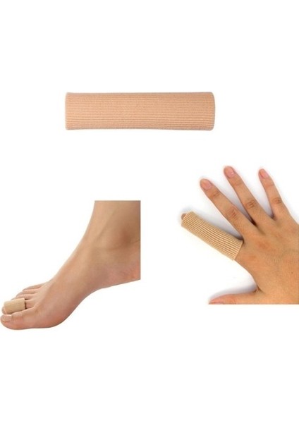 El Ayak Parmak Koruyucu Teo Kumaş Kaplı Jel Silikon Tüp