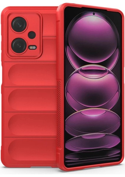 Xiaomi Redmi Note 12 4g Kılıf Optimum Silikon - Kırmızı
