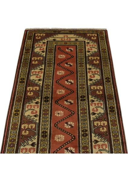 El Dokuma Çiçekli Bozalan Milas Yün Halı 0389 - Yeni - Çok Renkli indirimleri