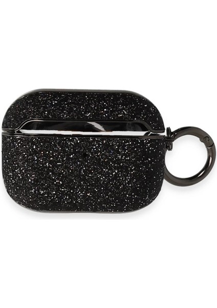 Airpods Pro 2 (2.nesil) Spell Simli Kılıf - Siyah modelleri